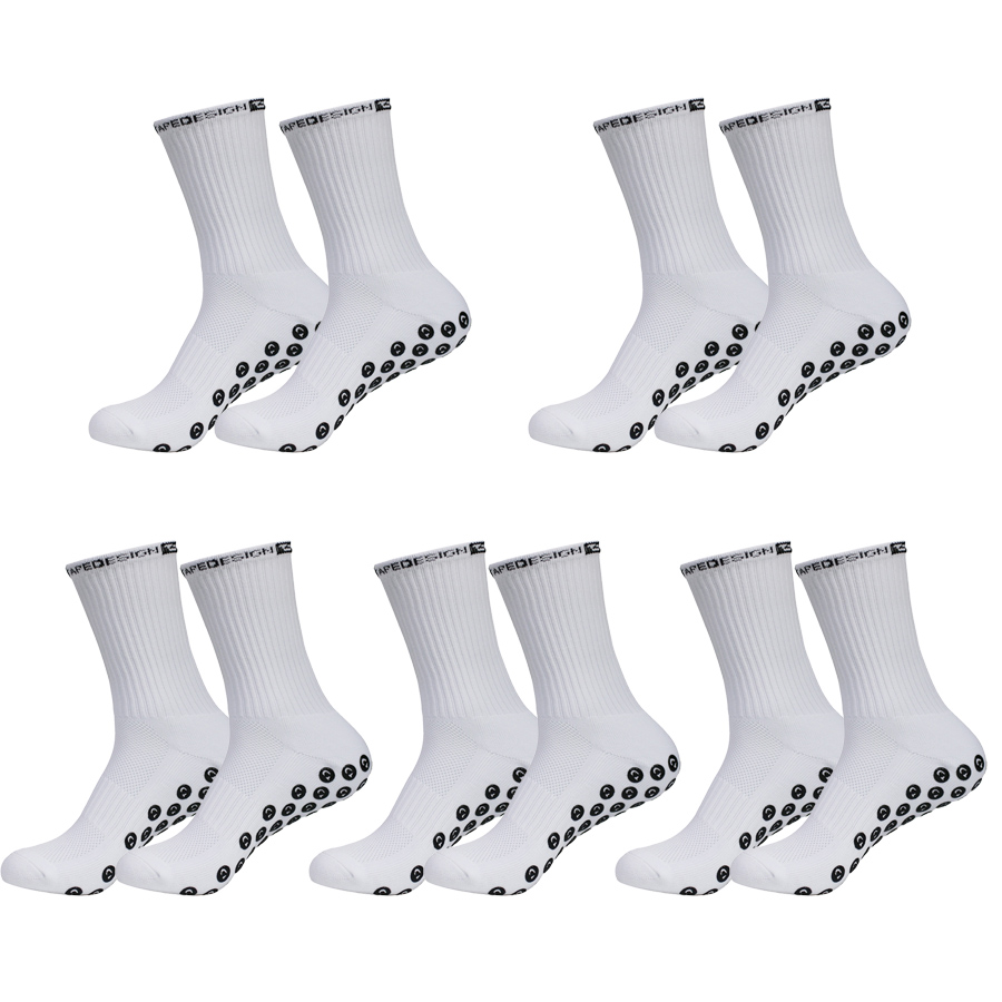 Badminton Grip - 5 pares de calcetines antideslizantes para