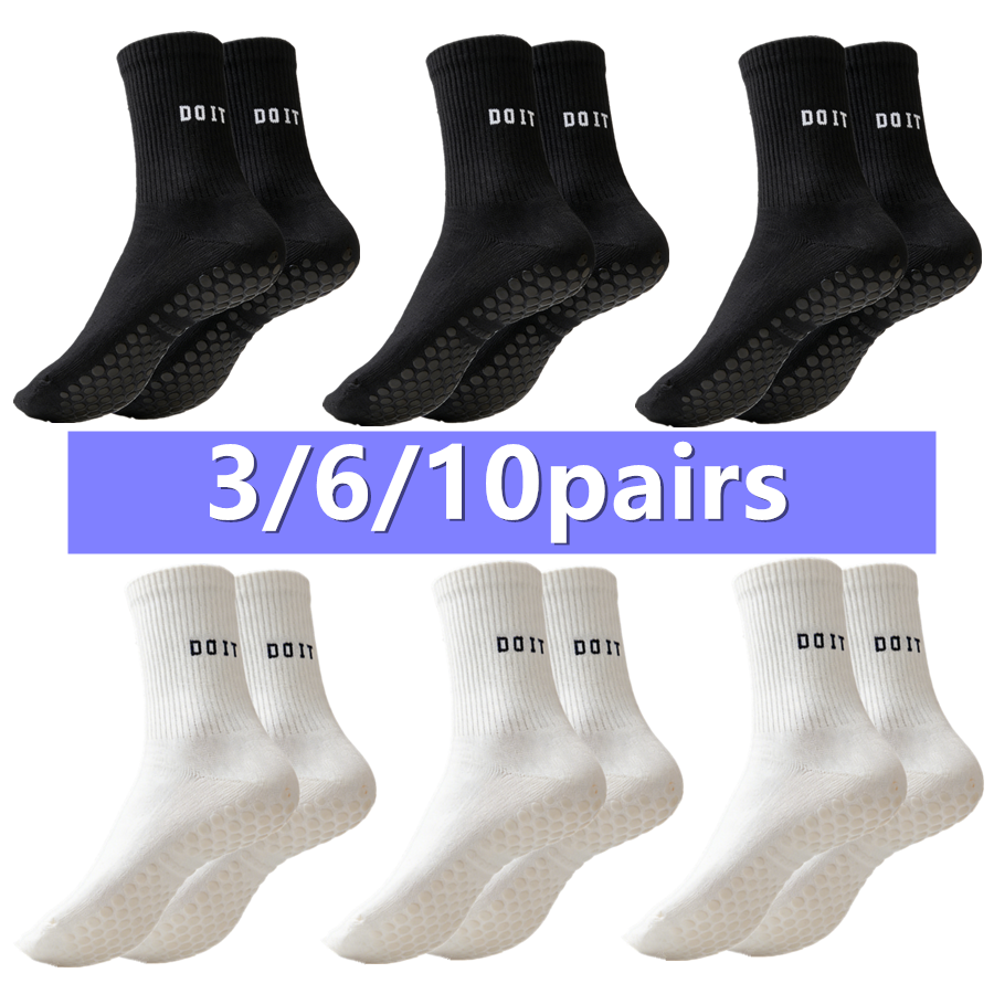 Sports Grip - 3/6/10 Pares de Calcetines Deportivos Antideslizantes