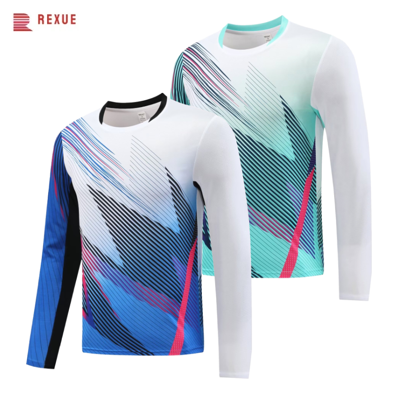 Badminton Jersey - Camisa de bádminton de manga larga,