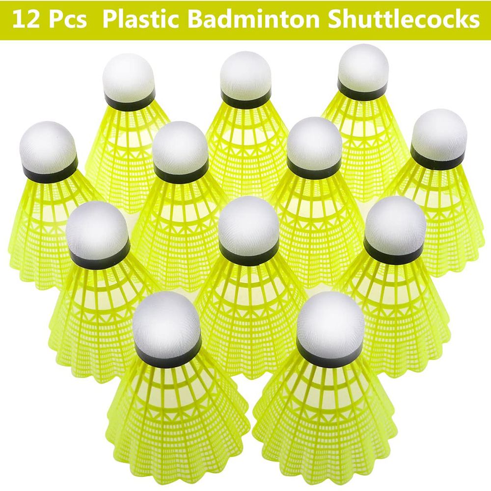 3/6/12 unidades de volantes de - Feather Shuttlecock reseña y precio